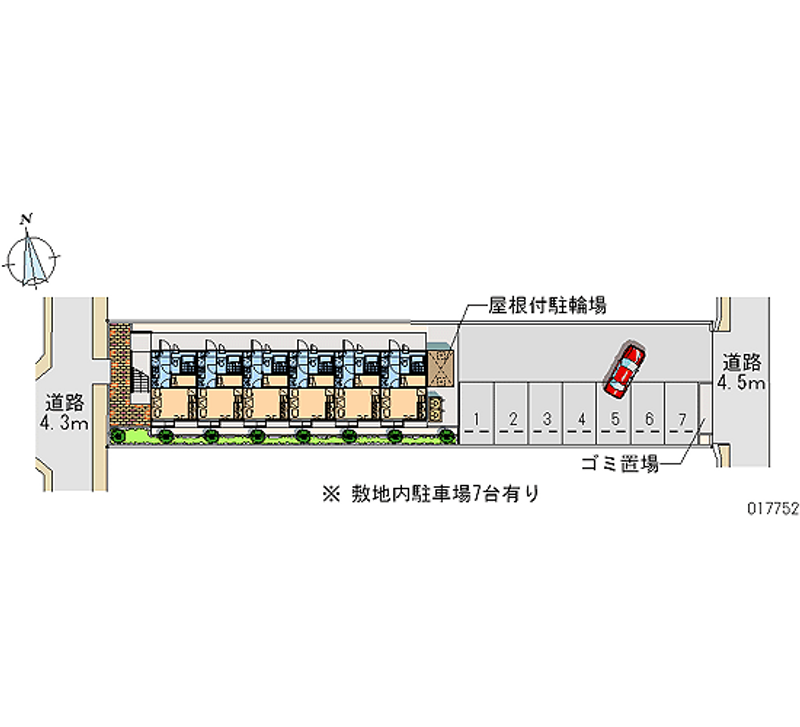 17752月租停車場