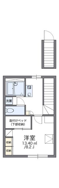 レオパレスソルジェンテ 間取り図