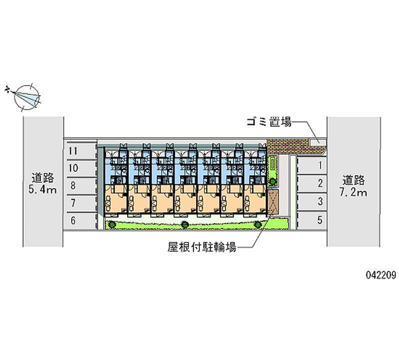 レオネクスト錦町 月極駐車場