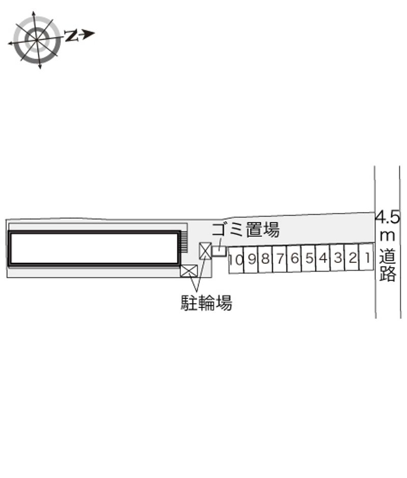 レオパレスル・ソレイユ 配置図