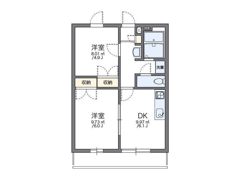 レオパレスＫＯＢＡＴＡ 間取図