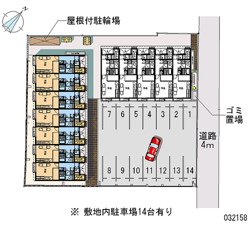 レオパレス琴芝Ａ館 月極駐車場