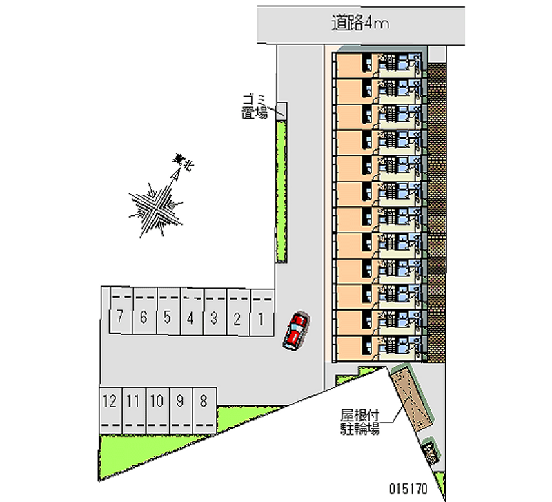 15170 Monthly parking lot