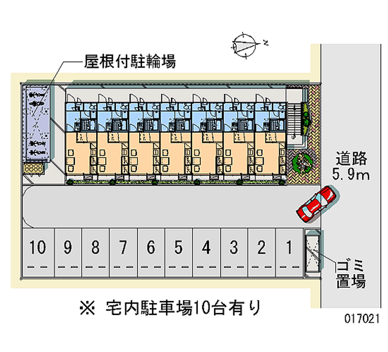 17021 Monthly parking lot