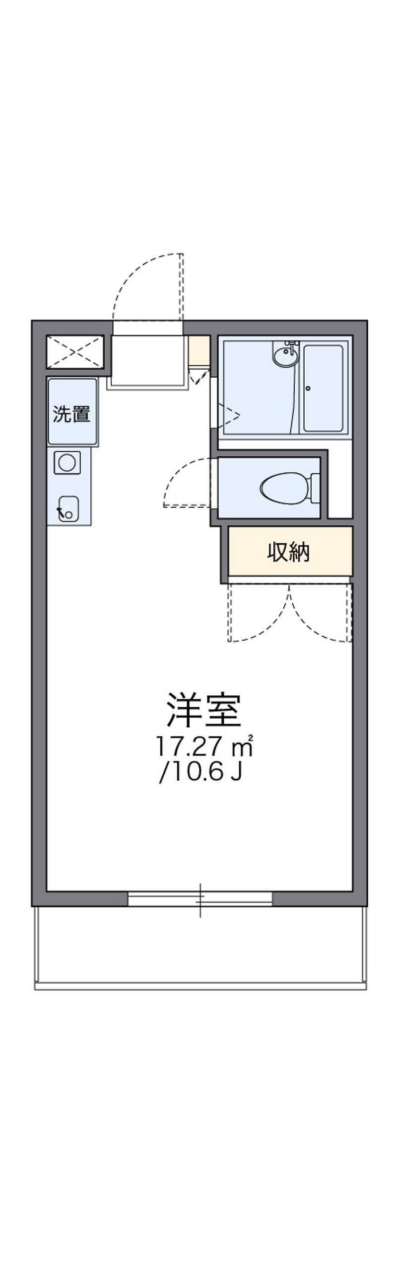 レオパレス長砂 間取図