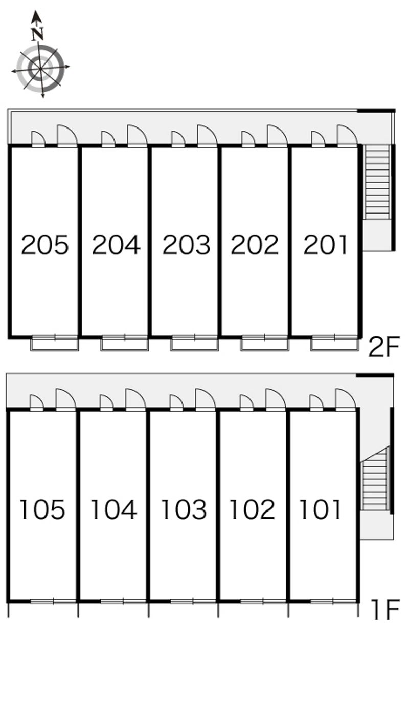 レオパレスグラティテュード 間取り配置図