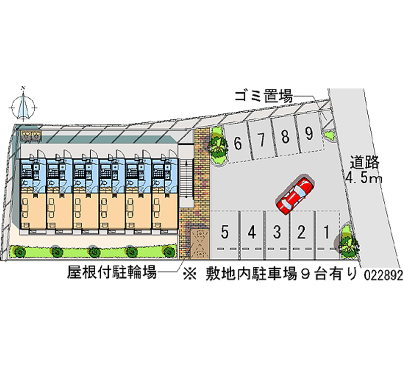 レオパレスＨｏｕｓｅＫＥＩＹＡ 月極駐車場