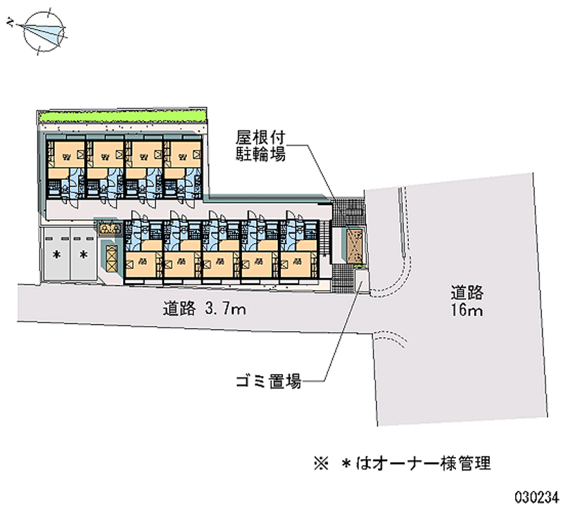 レオパレス末広ガーデン 区画図