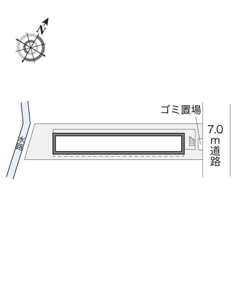 レオパレスヌベールヴィル 配置図