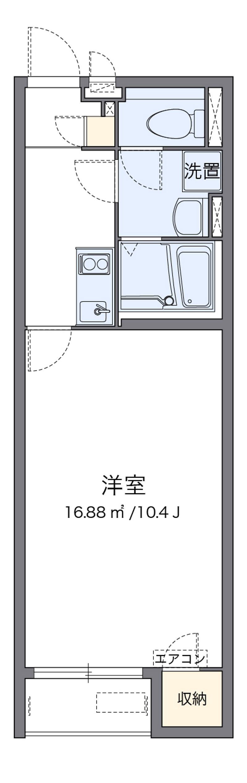 クレイノシャイン 間取図