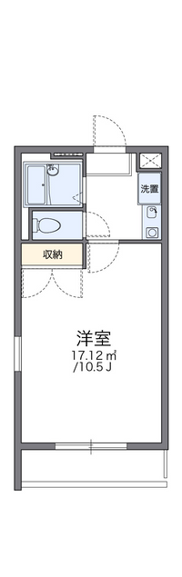 レオパレスかしま台 間取り図