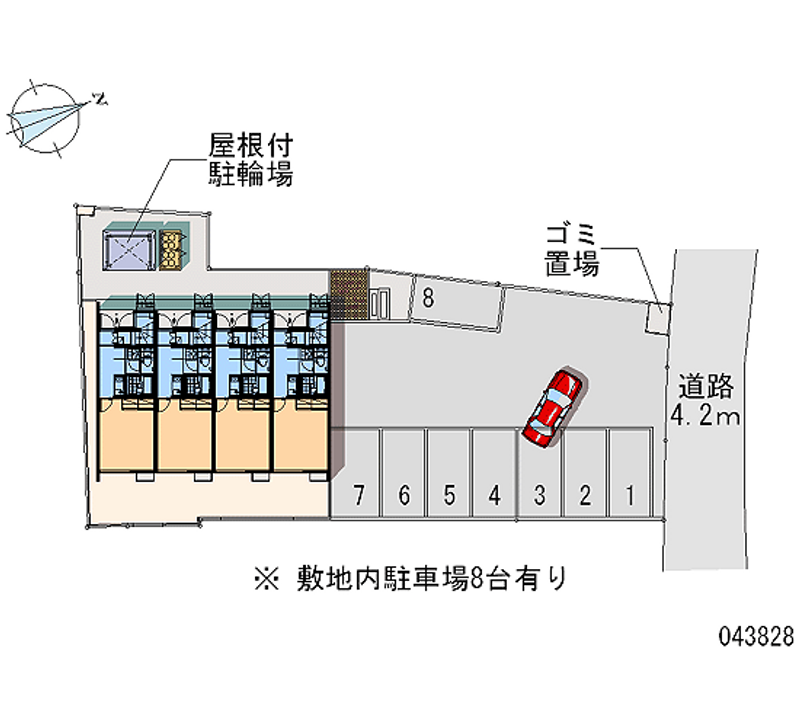 レオネクストアンソレイユ 月極駐車場