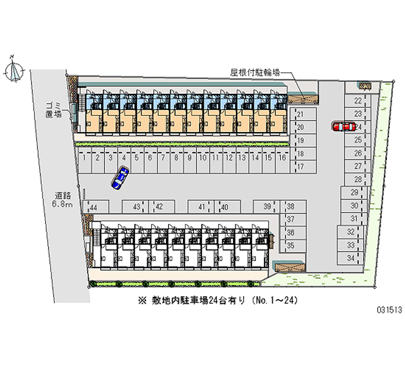 31513 Monthly parking lot