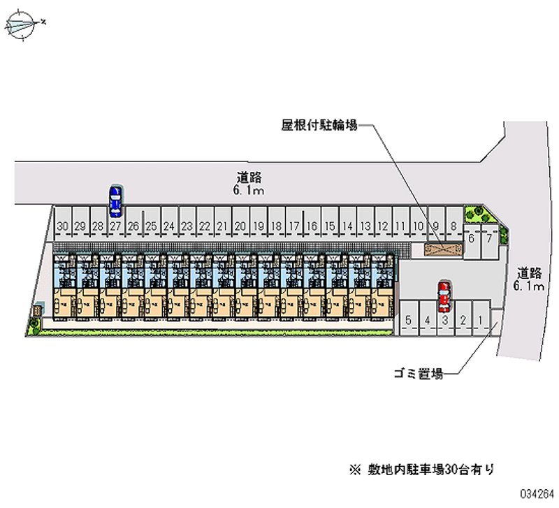 レオパレスレオーノ 月極駐車場