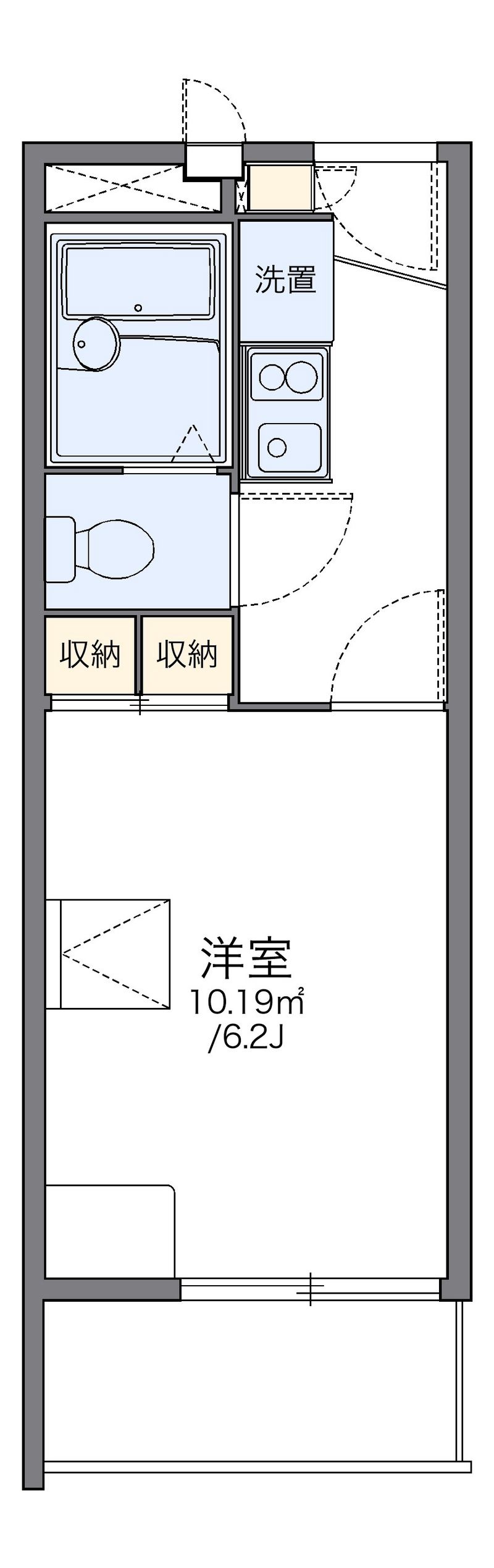 レオパレスグラン　ビュイッソン 間取図