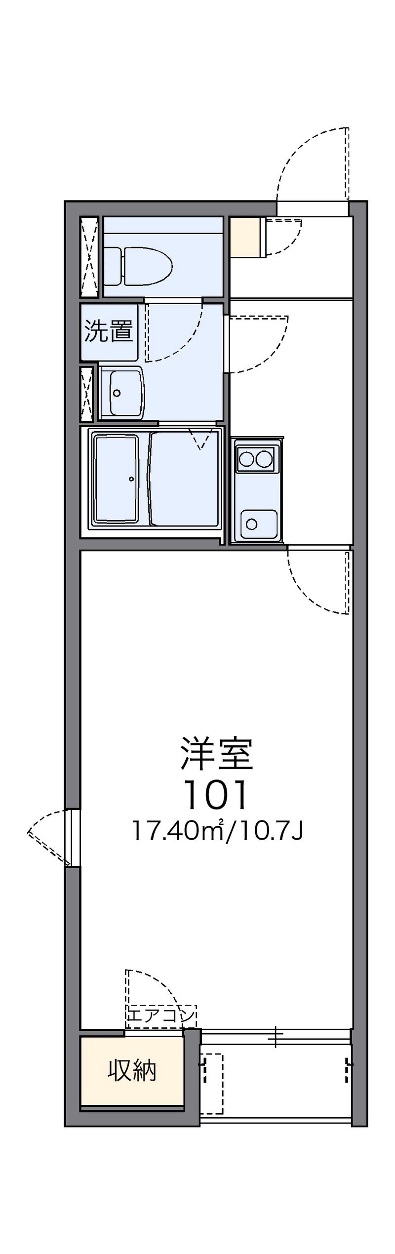 レオネクストひまわり 間取図