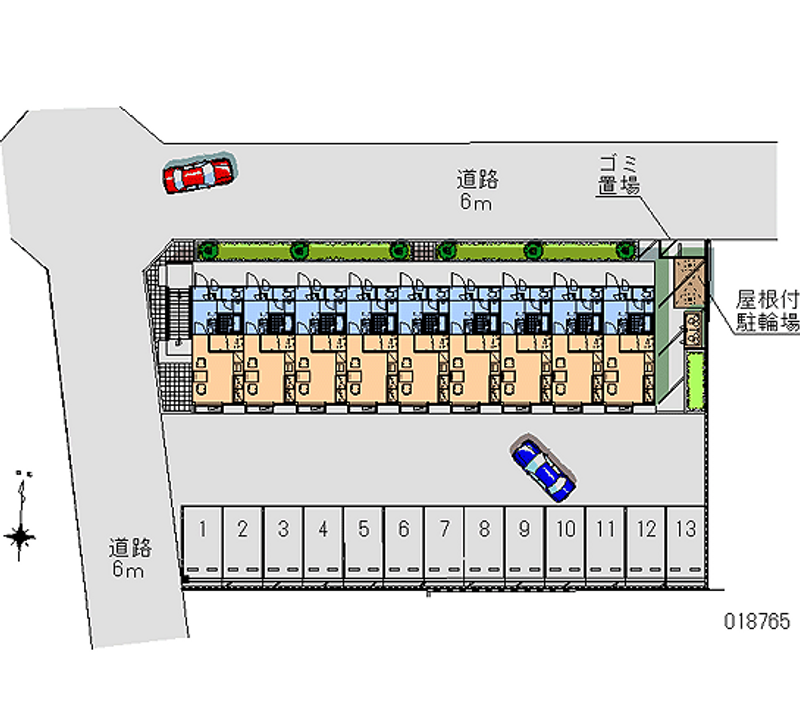 レオパレス萱場東 月極駐車場