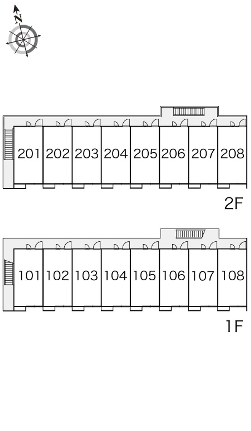 レオパレスグリーン 間取り配置図