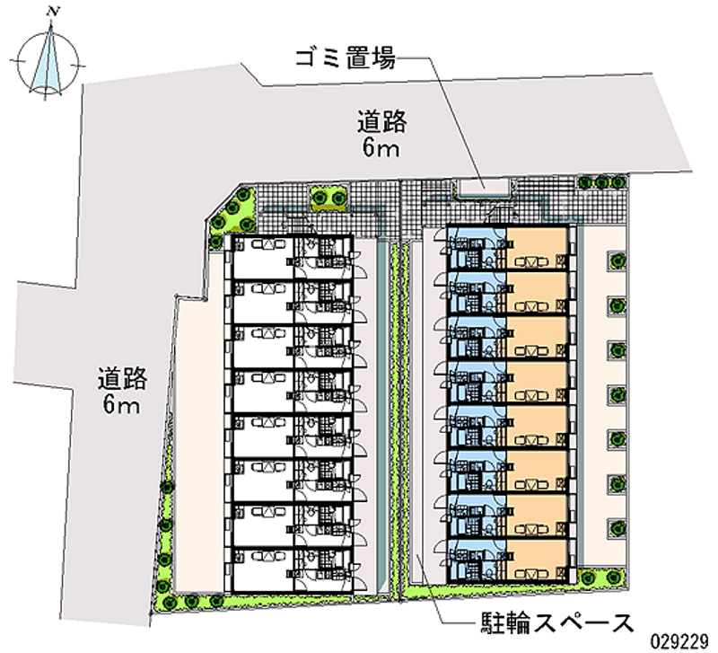 レオパレスジュネス 区画図