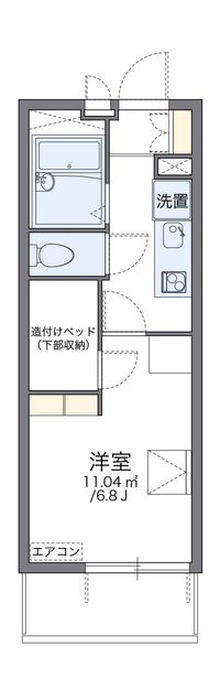 レオパレス中柴 間取り図