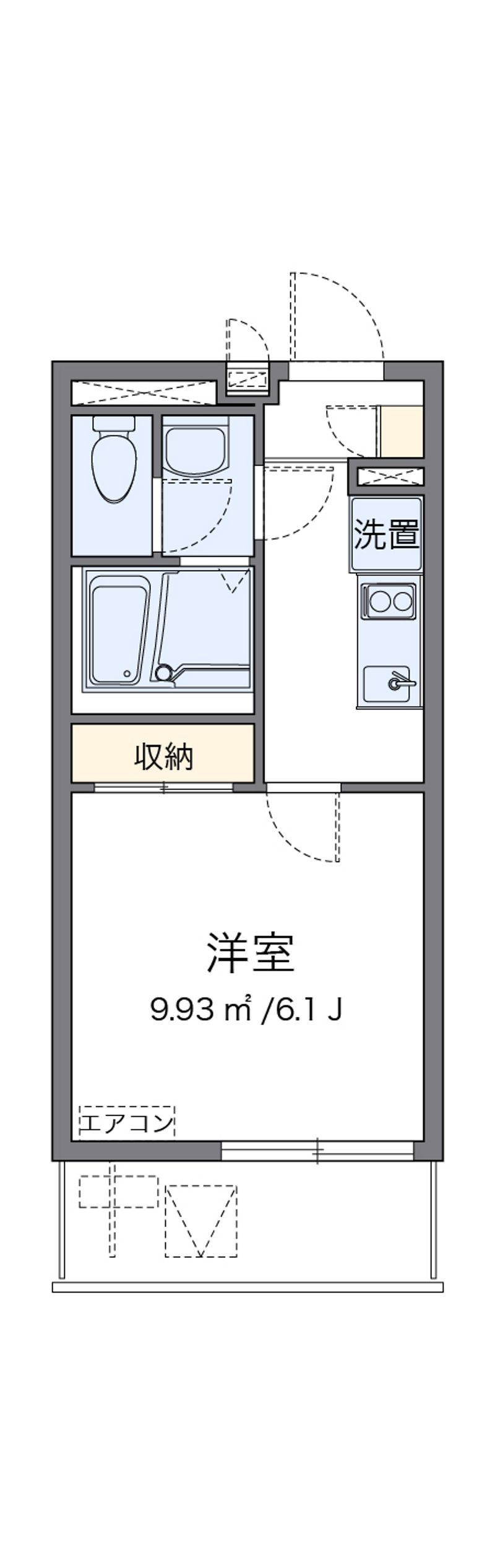 クレイノエクセルケンＳｅｖｅｎ 間取図