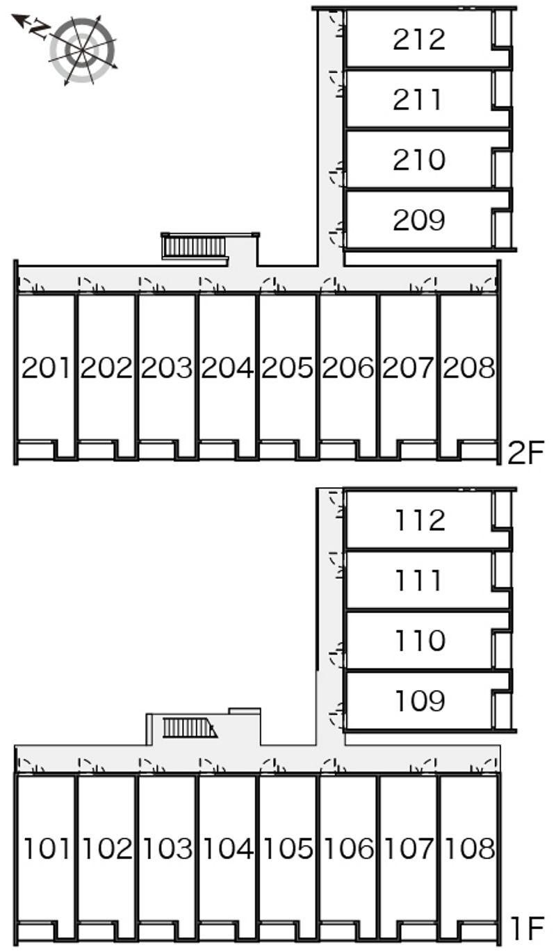 クレイノアールⅡ 間取り配置図