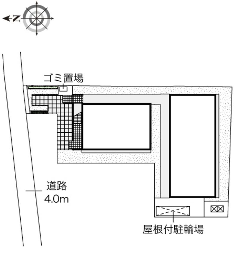 レオパレス東寺 配置図