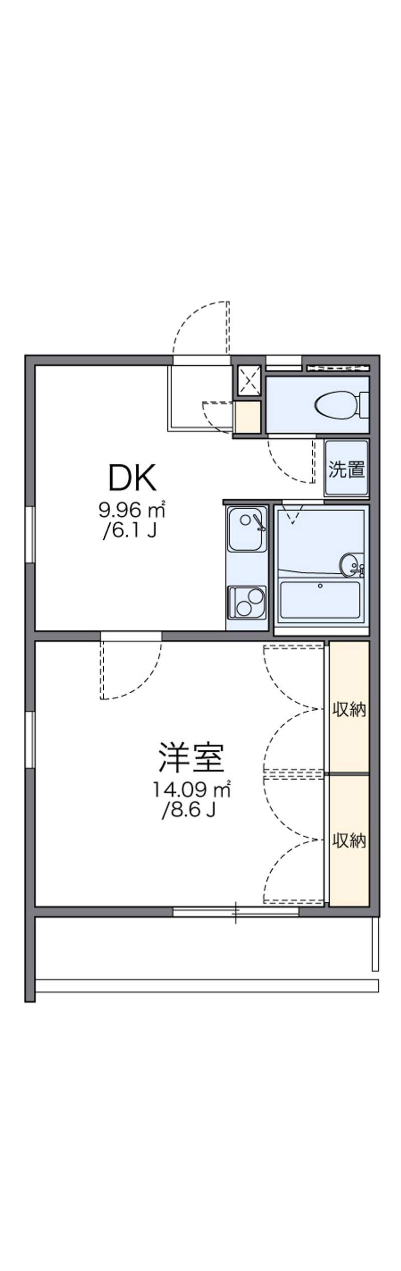 レオパレスＭＡＫＩ 間取図