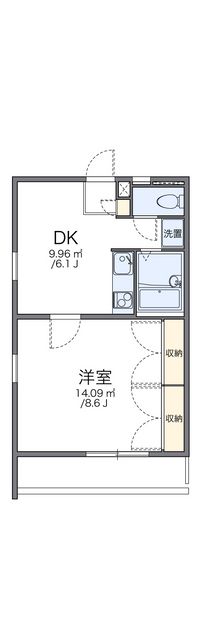 レオパレスＭＡＫＩ 間取図