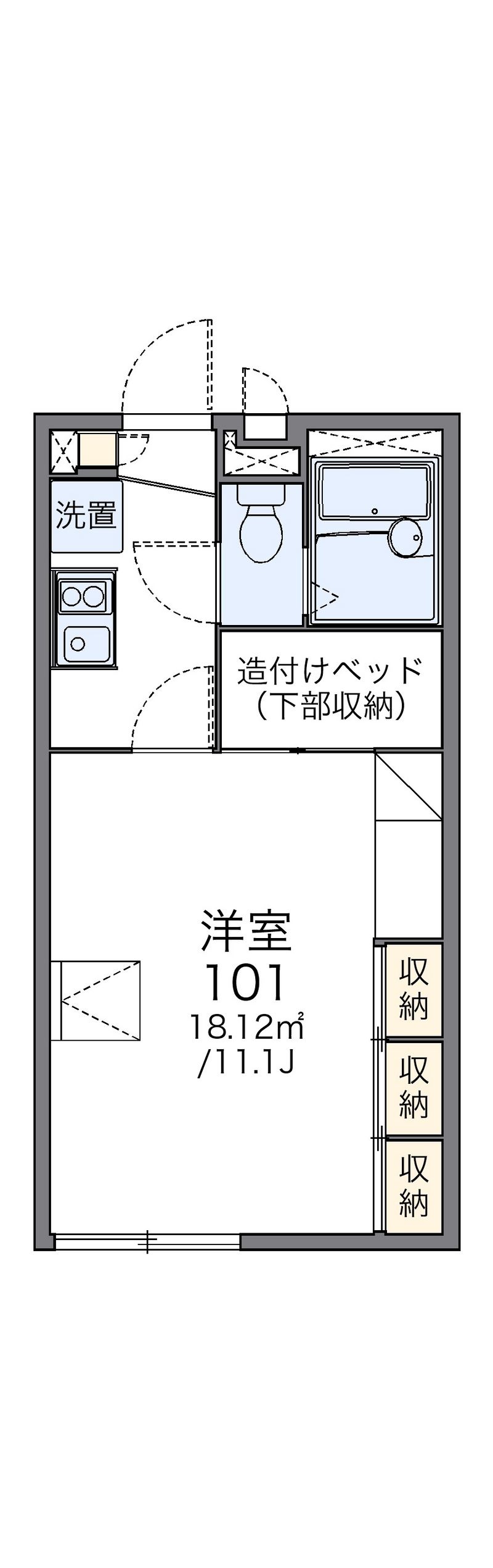 レオパレスＳ＆Ｋ 間取図