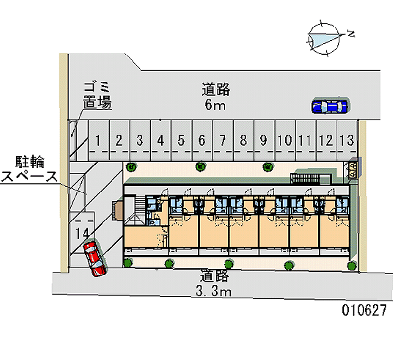 10627 bãi đậu xe hàng tháng