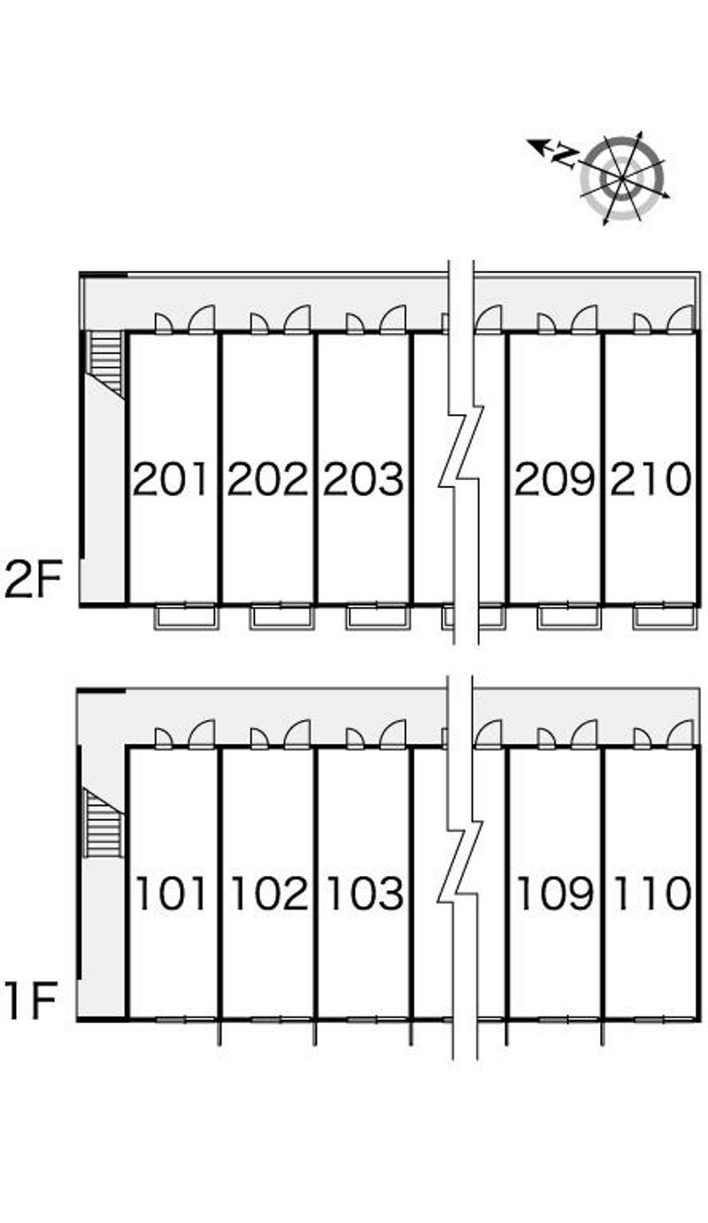 レオパレスコーポコタニ 間取配置図