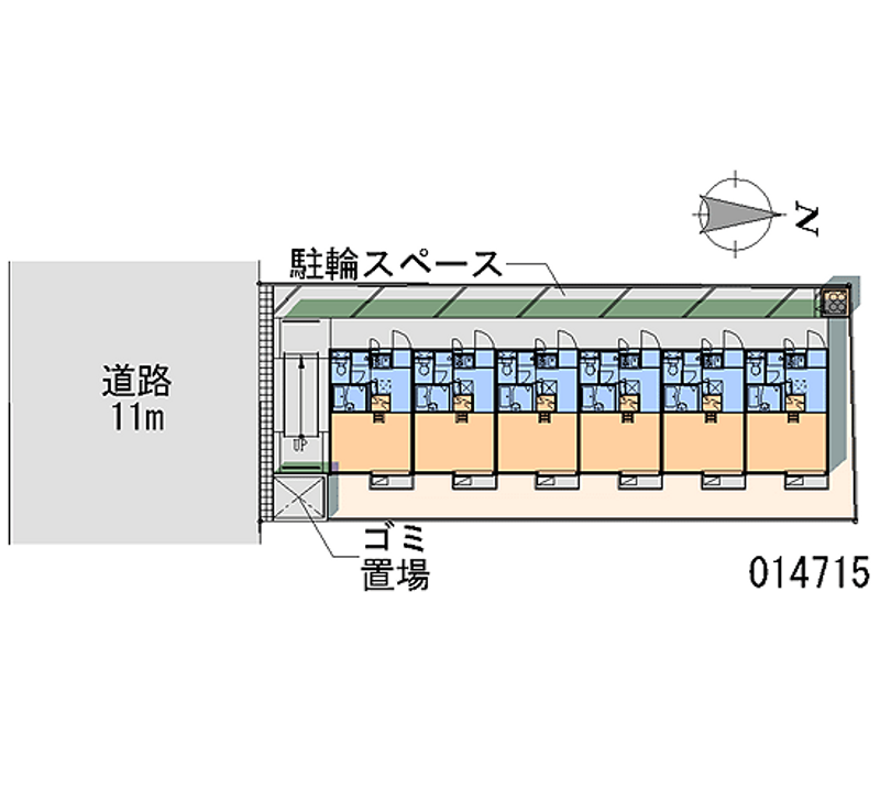 レオパレスセゾン 区画図