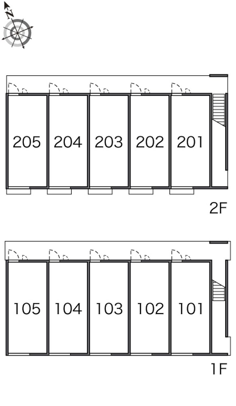 レオパレスアイゼンバーン 間取配置図