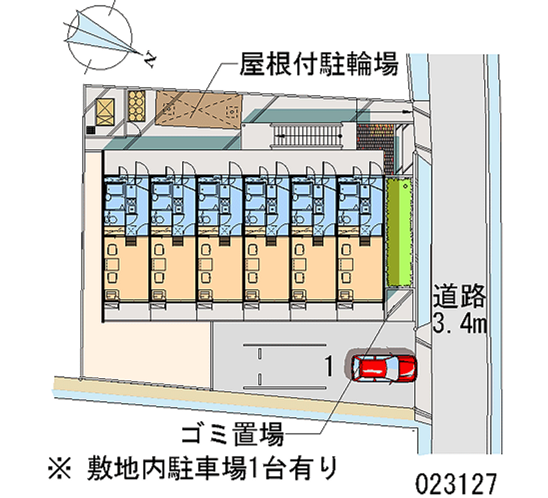 レオパレスグレイス 区画図