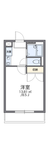 レオパレス池上台 間取り図