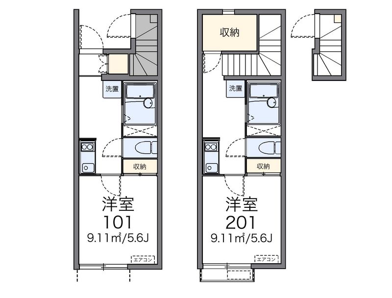 レオネクストひまわりの花 間取図