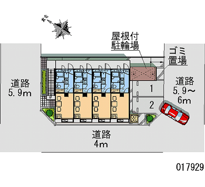 レオパレス大井町緑ヶ丘 月極駐車場