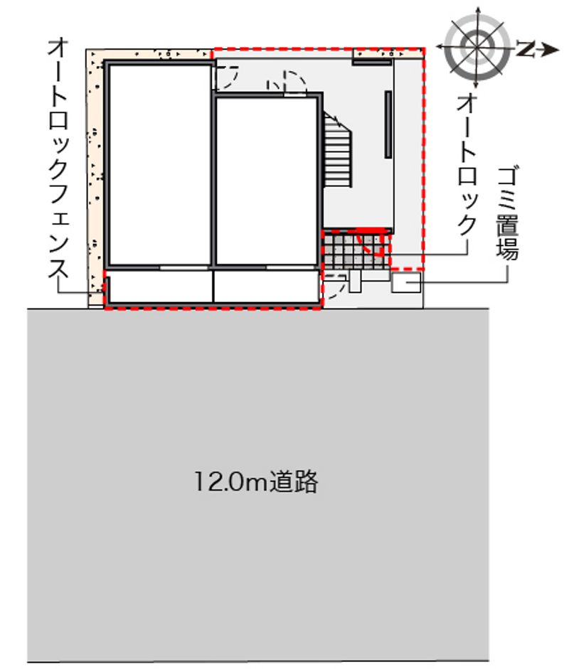 クレイノＣＲＥＡ　豊島園 配置図