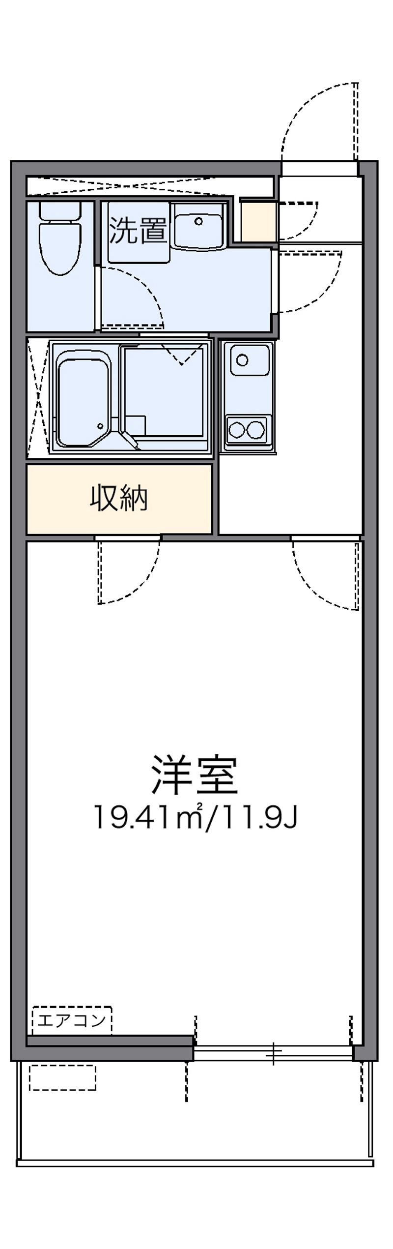 レオネクストモンテチェルキオ 間取図