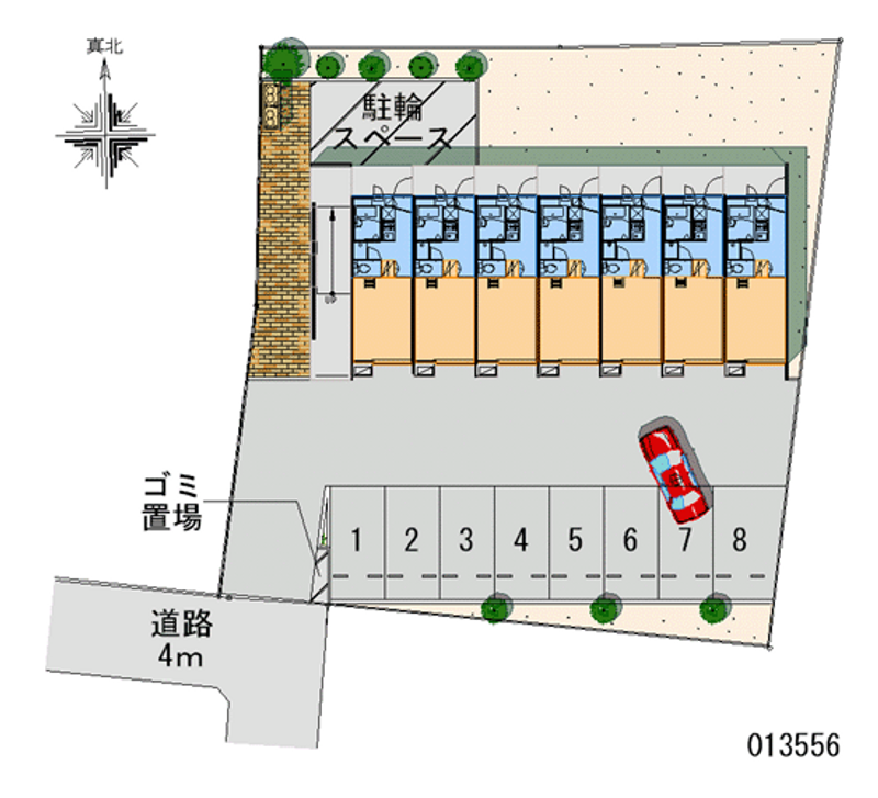 レオパレスＮＩＳＨＩＧＡＩ 月極駐車場