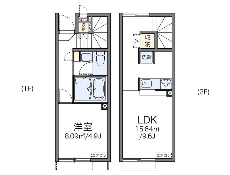 レオネクストコクメイハイツＴ 間取図