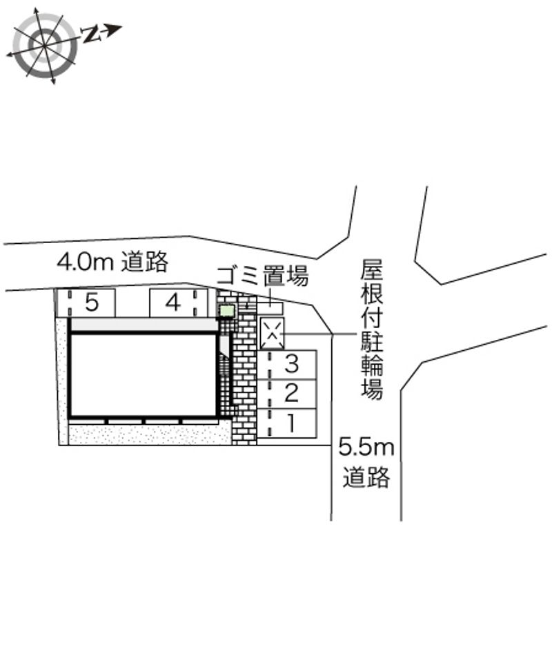 レオパレス小南上原 配置図