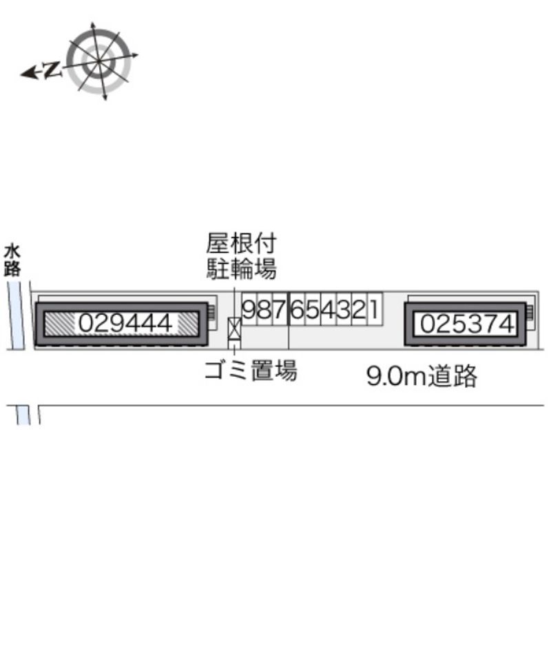レオパレスＬｅｏＨＩＲＡＮＯⅡ 駐車場