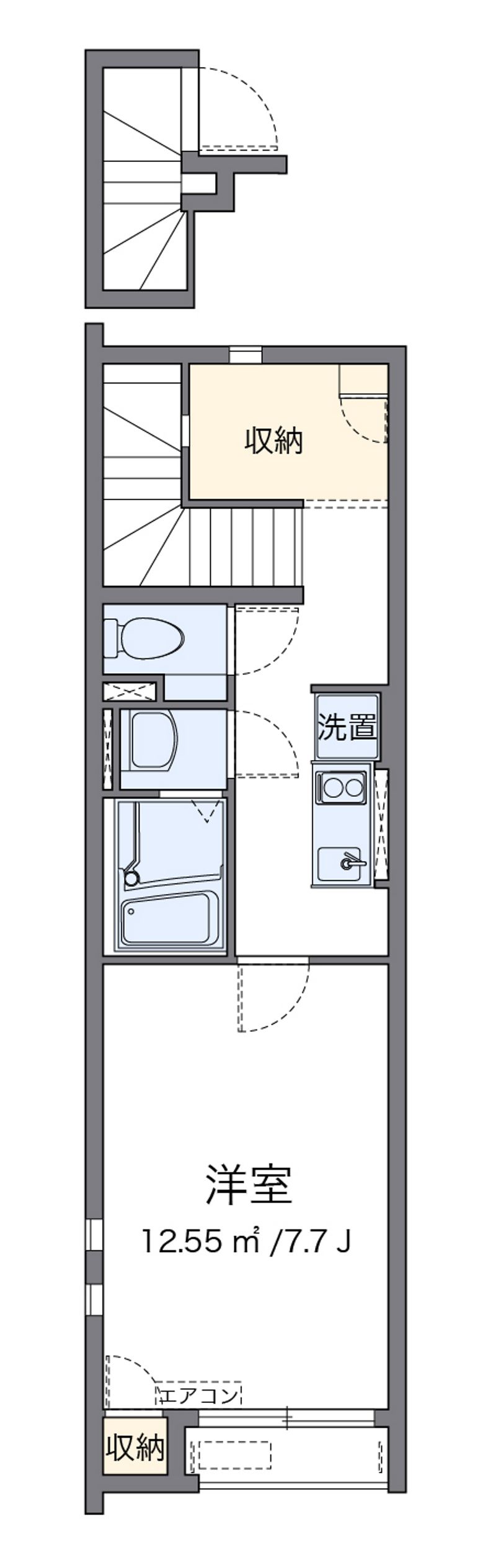 クレイノ飛鳥 間取図