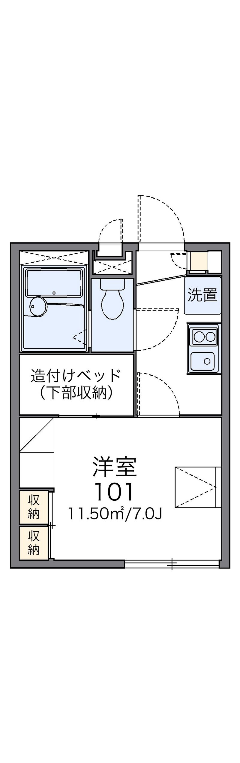 レオパレス清風 間取図