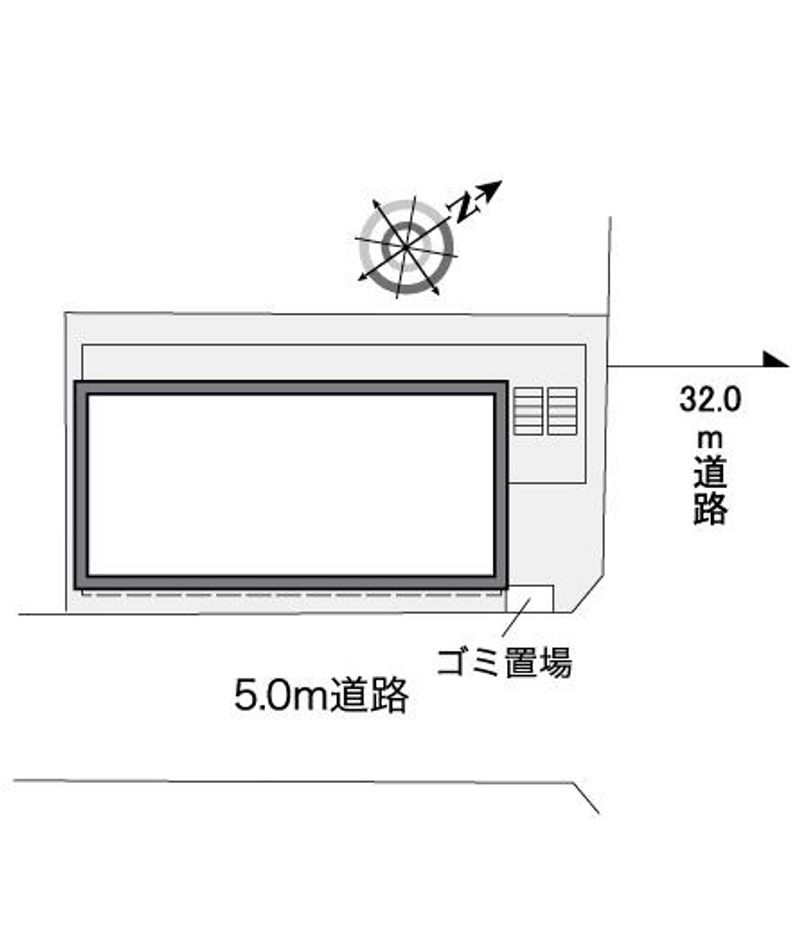 レオパレスコラソンⅠ 配置図