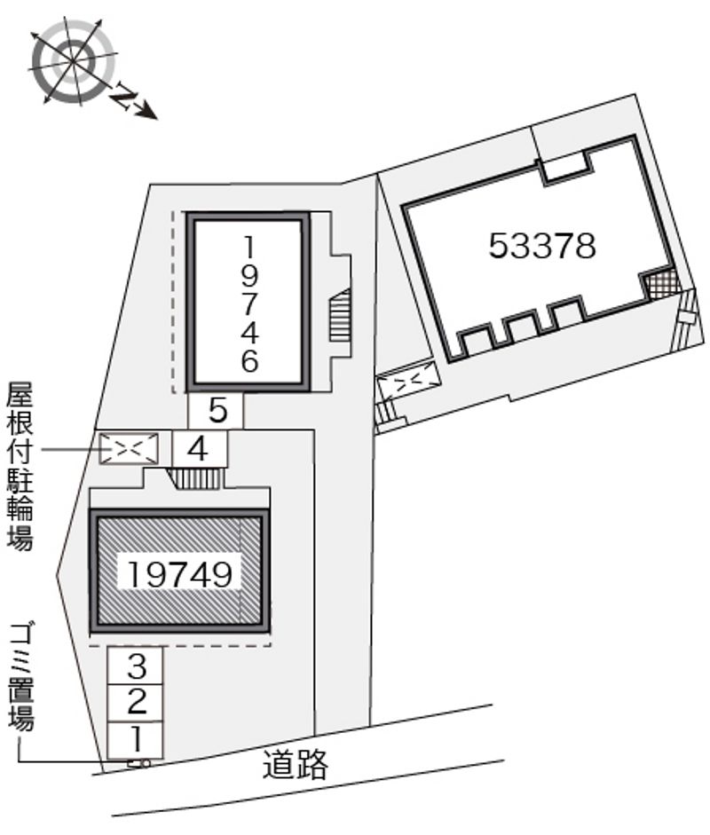 レオパレスエールⅠ 配置図