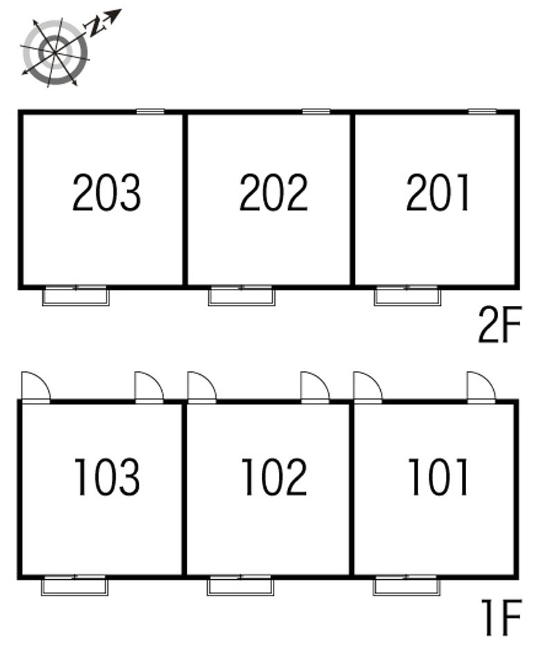 レオパレスウェルスプリング 間取配置図