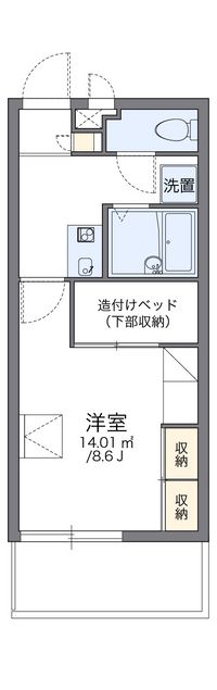 レオパレスＴＫＮＭ 間取り図